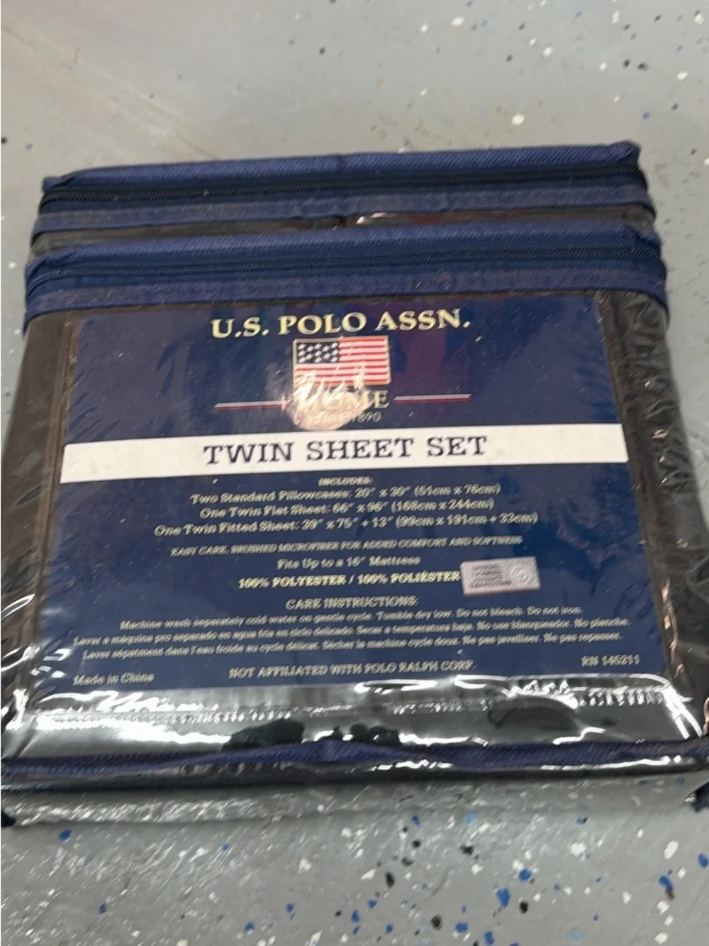 NEW U.S. Polo Assn. Twin Sheet Set – 4 Piece